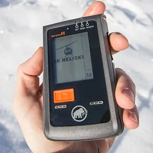 RK Heliski - transceiver